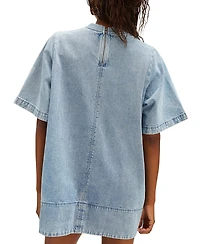 Free People Women's Denim Harlow Mini Dress