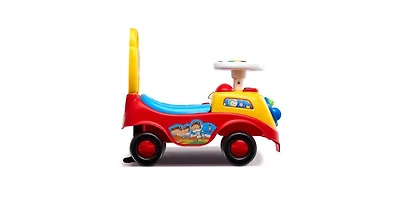 Classic Kids Ride On Car for Toddlers 1-3 with Music Steering Horn and Storage