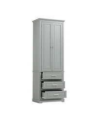 Casainc 70"H Tall Storage Cabinet with 3 Drawers for Bathroom or Office Use