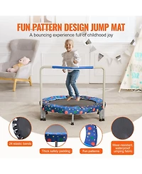 Slickblue Trampoline for Kids Foldable Mini Toddler Indoor Outdoor