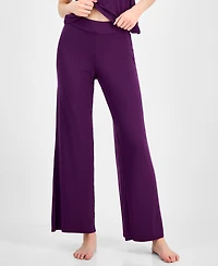 I.n.c. International Concepts Women's Lace-Trim Knit Tank & Pajama Pants Set, Exclusively at Macy's