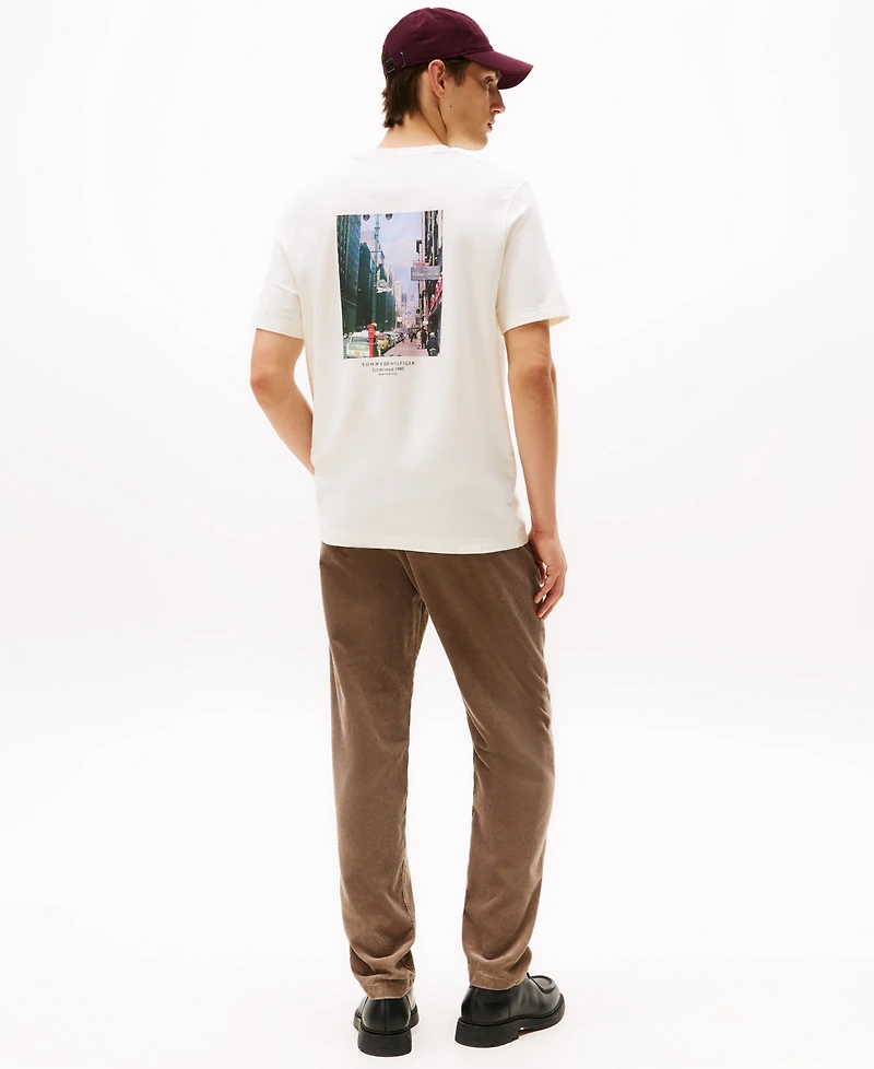 Tommy Hilfiger Men's Photo Print Graphic T-Shirt