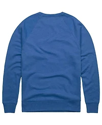 Homage Men's Royal Atlanta Braves Retro Tri-Blend Pullover Sweatshirt