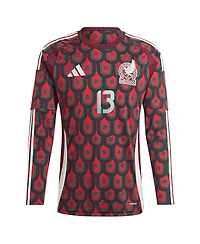 Adidas Men's Guillermo Ochoa Burgundy Mexico National Team 2024 Home Replica Player Long Sleeve Jersey