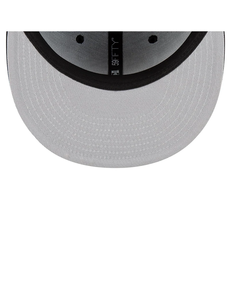 New Era Men's Black Brooklyn Nets 59FIFTY Fitted Hat