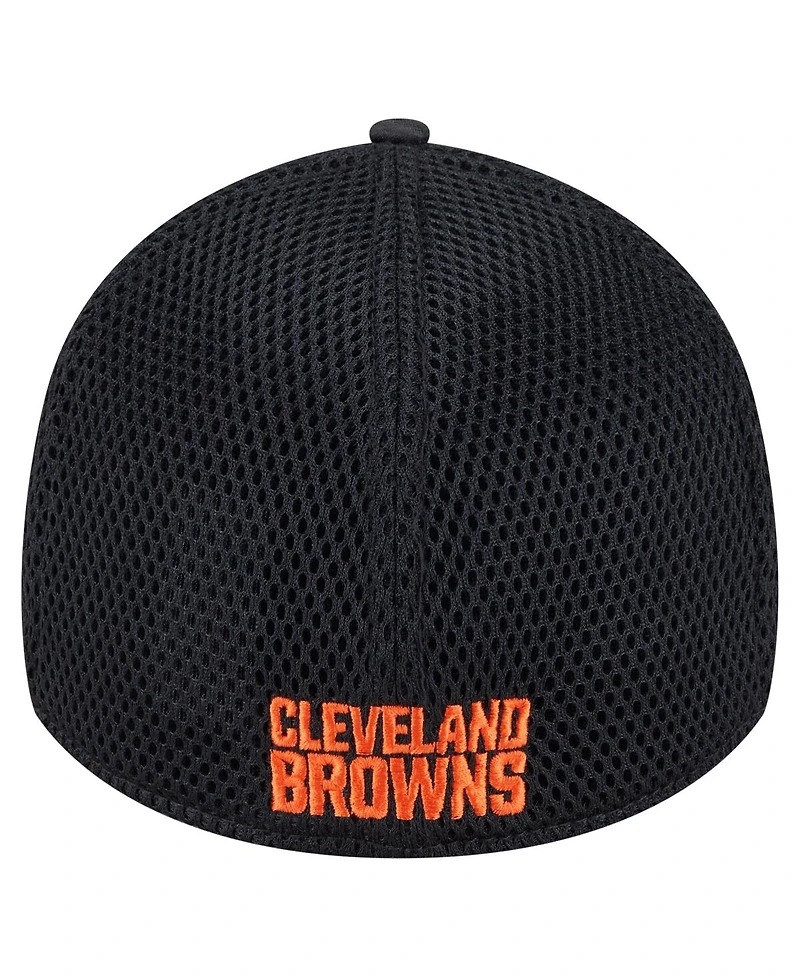 New Era Men's Black Cleveland Browns Active Camo 39THIRTY Flex Hat