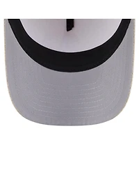 New Era Men's Beige Athletics Cotton Weave M-Crown A-Frame 9FORTY Adjustable Hat