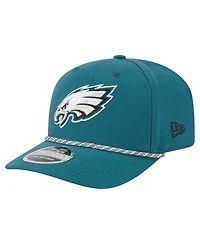 New Era Men's Midnight Green Philadelphia Eagles Gameday Multi Rope 9SEVENTY Stretch-Snap Hat