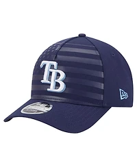 New Era Men's Navy Tampa Bay Rays American Flag 9FORTY M-Crown A-Frame Adjustable Hat