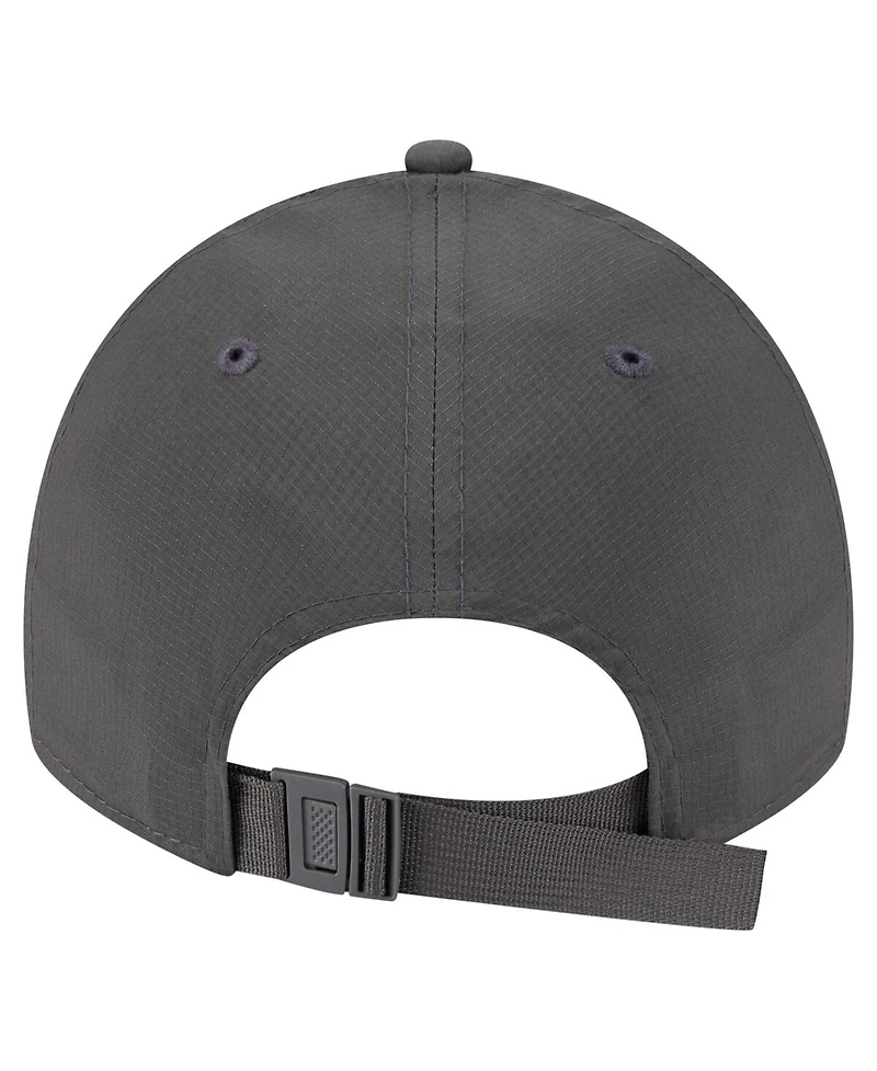 New Era Men's Charcoal Los Angeles Lakers Active Ripstop 9TWENTY Adjustable Hat