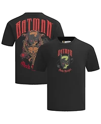 Freeze Max Men's Black Batman Comics Olde English T-Shirt