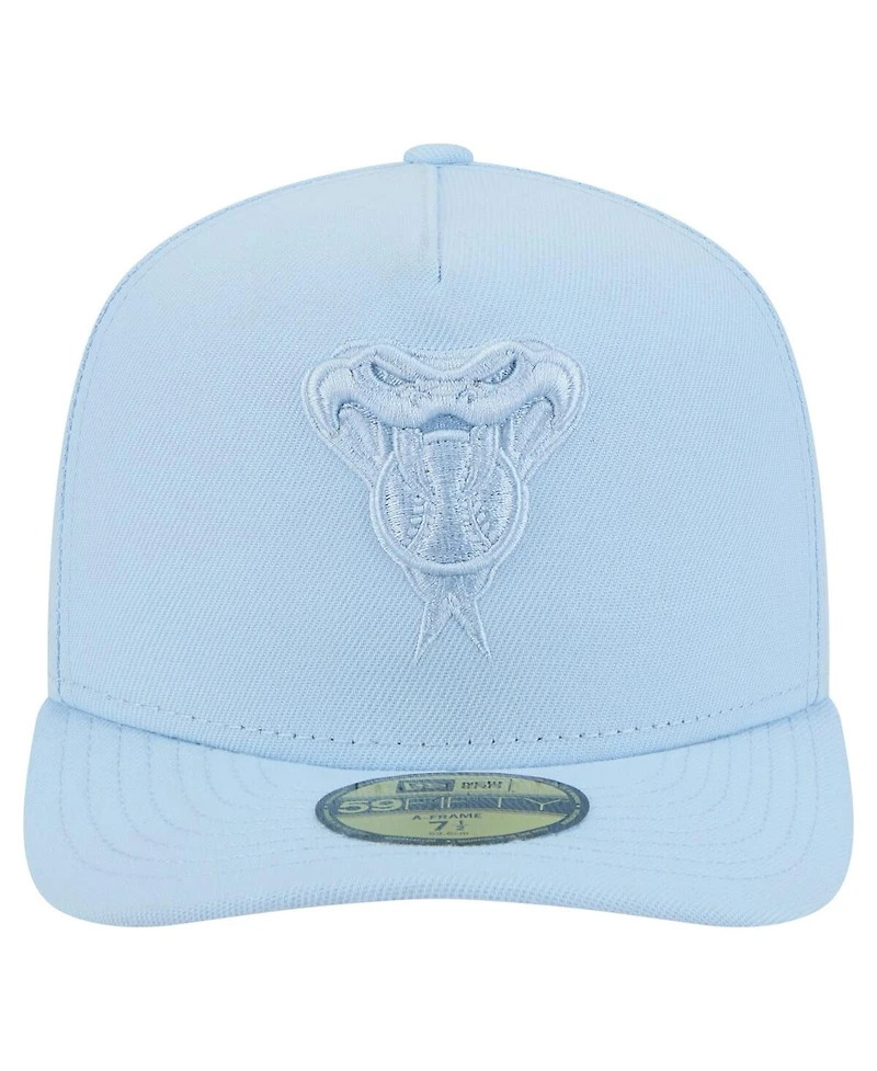 New Era Men's Light Blue Arizona Diamondbacks Color Pack A-Frame 59FIFTY Fitted Hat