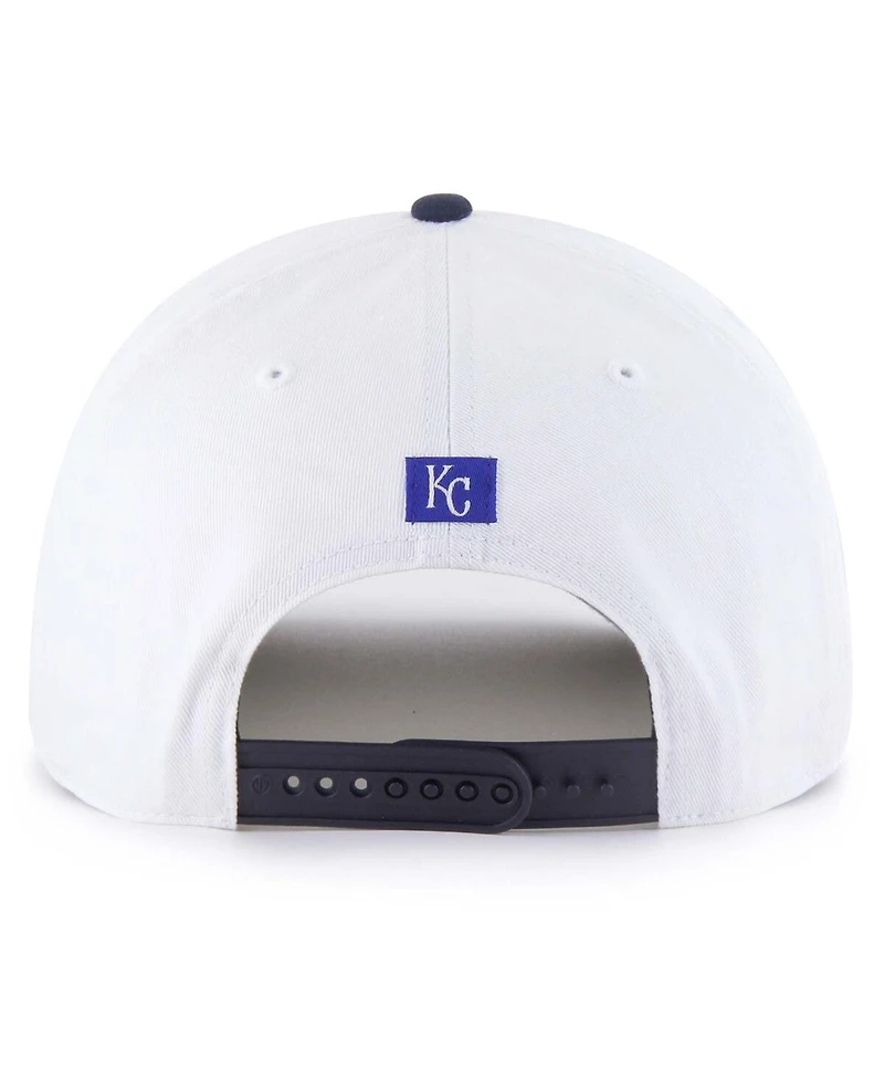 '47 Brand Men's White Kansas City Royals Patriotic Overhand Hitch Adjustable Hat