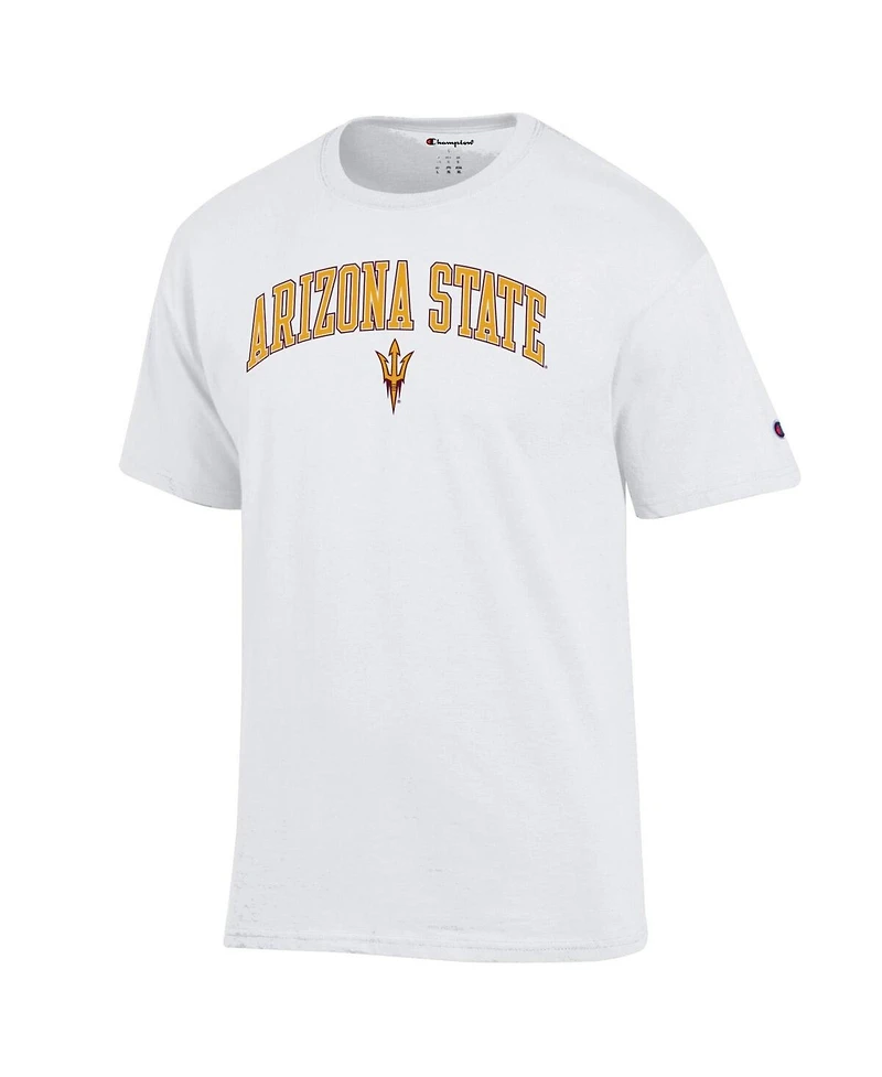 Champion Men's White Arizona State Sun Devils Arched Logo T-Shirt