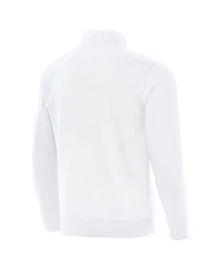 Antigua Men's White Kansas City Chiefs Victory Quarter-Zip Sweatshirt