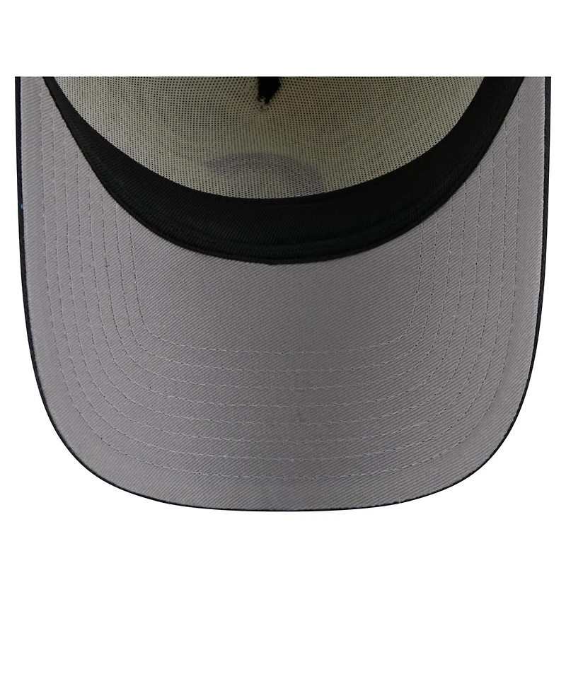 New Era Men's Cream Chicago Cubs Speckle A-Frame 9FORTY Adjustable Hat