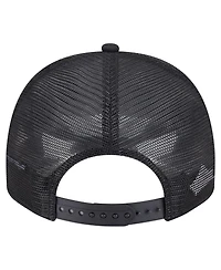 New Era Men's Black Chicago Bulls Vintage Team Rope A-Frame 9FIFTY Snapback Hat
