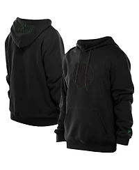 New Era Men's Black Boston Celtics Tonal Color Pop Premium Pullover Hoodie