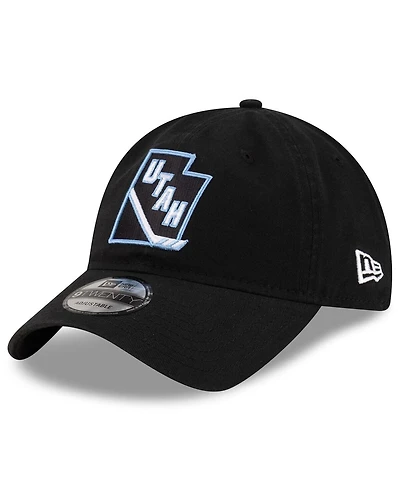 New Era Men's Black Utah Mammoth 9TWENTY Adjustable Hat