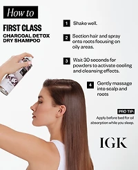 Igk Hair First Class Charcoal Detox Dry Shampoo, 11 oz.