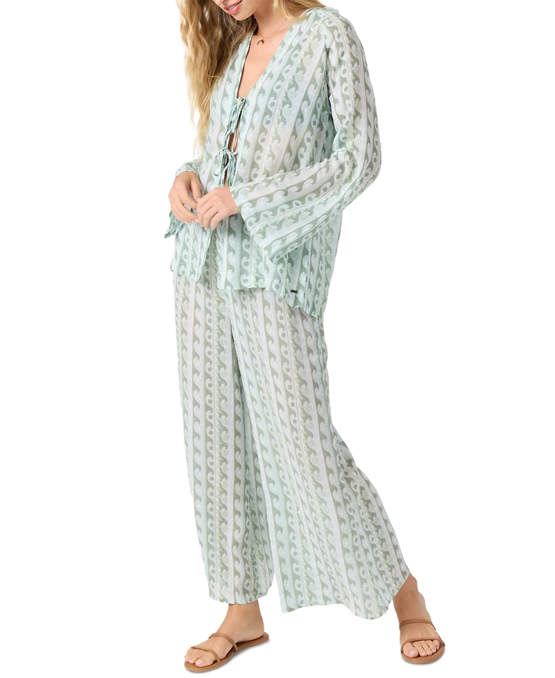 O'Neill Juniors' Regina Printed Hoodie Cover-Up
