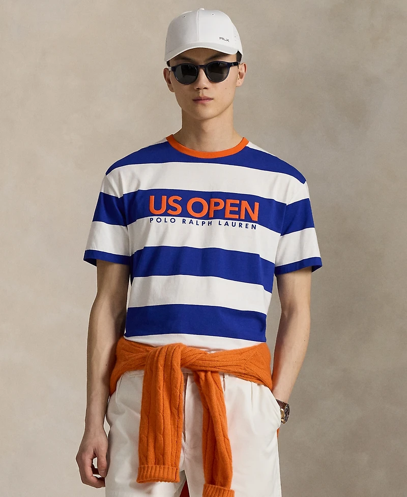 Polo Ralph Lauren Unisex Us Open Classic-Fit Striped T-Shirt