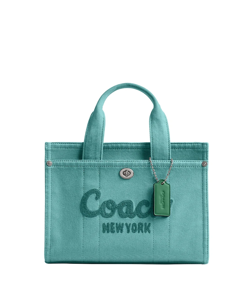 Coach Colored Denim Cargo Tote 26