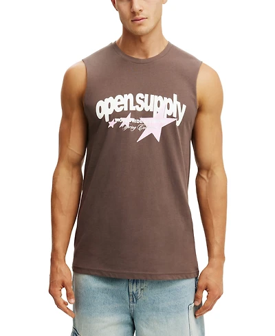 Cotton On Men's Graphic Muscle Tank Top