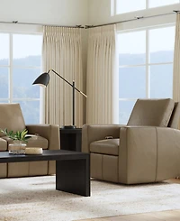 Flexsteel Aria 85" Fawn Leather Power Reclining Sofa