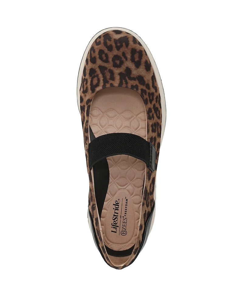 LifeStride Women's Reflection Round Toe Mary Jane Sneakers