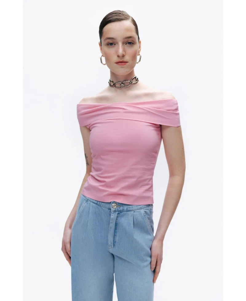 Nocturne Women's Open Shoulder Blouse
