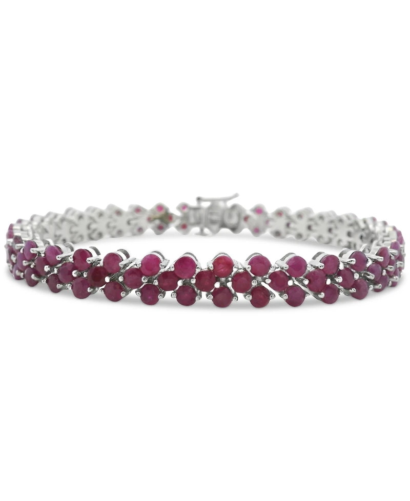 Ruby Flex Bracelet (8-7/8 ct. t.w.) in Sterling Silver