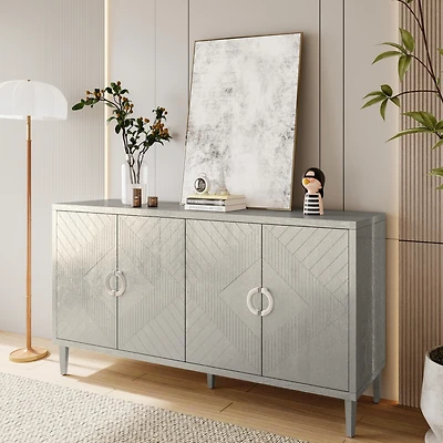 Casainc 68.35" Farmhouse Cabinet with 4 Doors