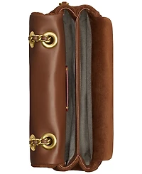 Coach Quilted Tabby Small Suede Shoulder Bag 20