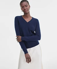 Charter Club 100% Cashmere Women's V-Neck Long-Sleeve Sweater, Macy's Exclusive
