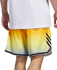 adidas Men's Faded 3-Stripes Logo Shorts