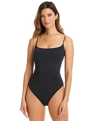 Bleu by Rod Beattie Women's Do It Sexy Lace-Up-Back One-Piece Swimsuit