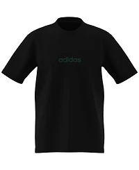 adidas Men's Essentials Regular-Fit Linear Logo Graphic T-Shirt