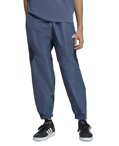 adidas Men's Stadium Colorblocked Woven Logo Pants