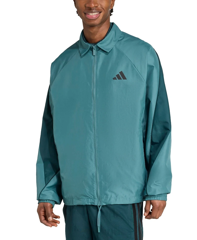adidas Men's Stadium Colorblocked Logo Jacket