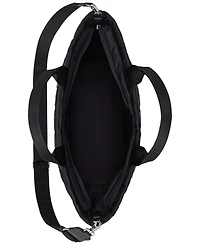 Lauren Ralph Quilted Extra Large Stevie Zip Tote Bag