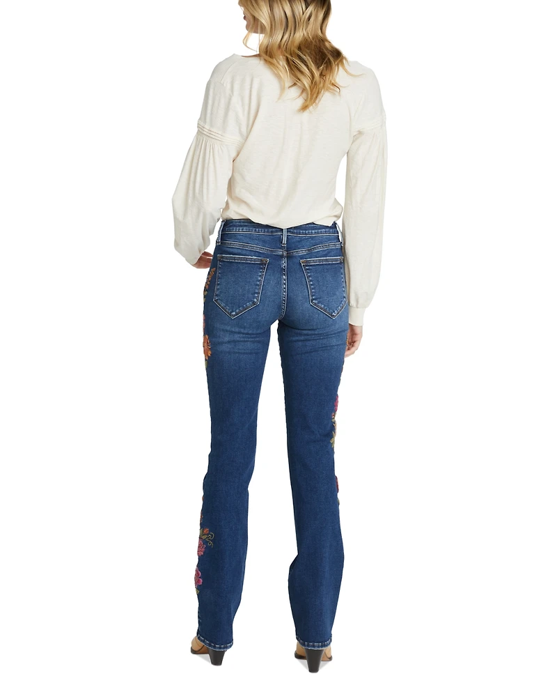 Driftwood Women's Kelly X Oshibana Mid-Rise Bootcut Jeans