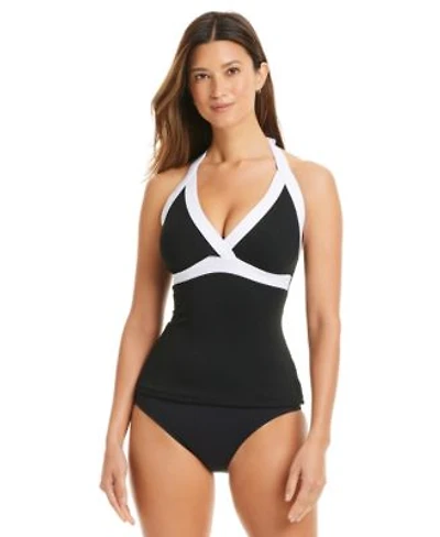 Bleu By Rod Beattie Womens Im With The Band Halter Tankini Top Hipster Bottoms