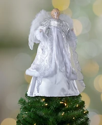 Northlight 18" Lighted Angel in a Dress Christmas Tree Topper