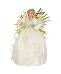 Northlight 10.5" Angel with Candle Lighted Christmas Tree Topper