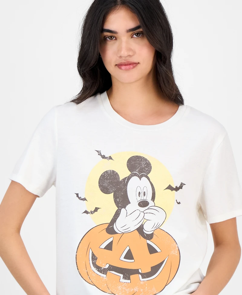 Disney Juniors' Mickey Mouse Vintage Halloween T-Shirt