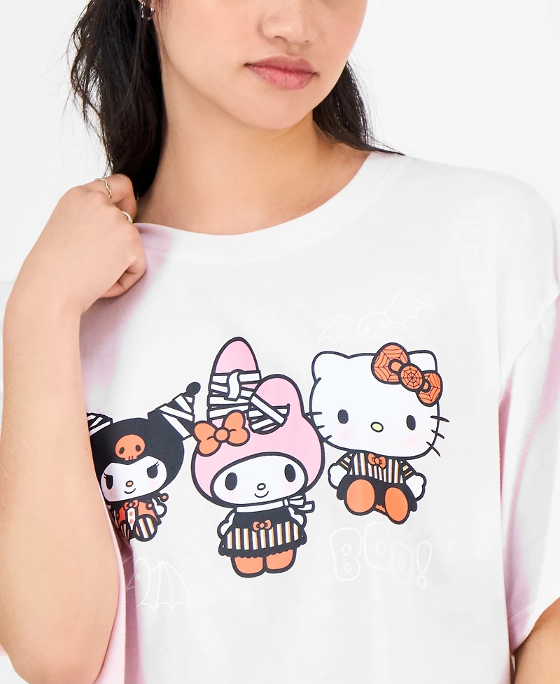 Love Tribe Juniors' Spooky My Melody Trio T-Shirt