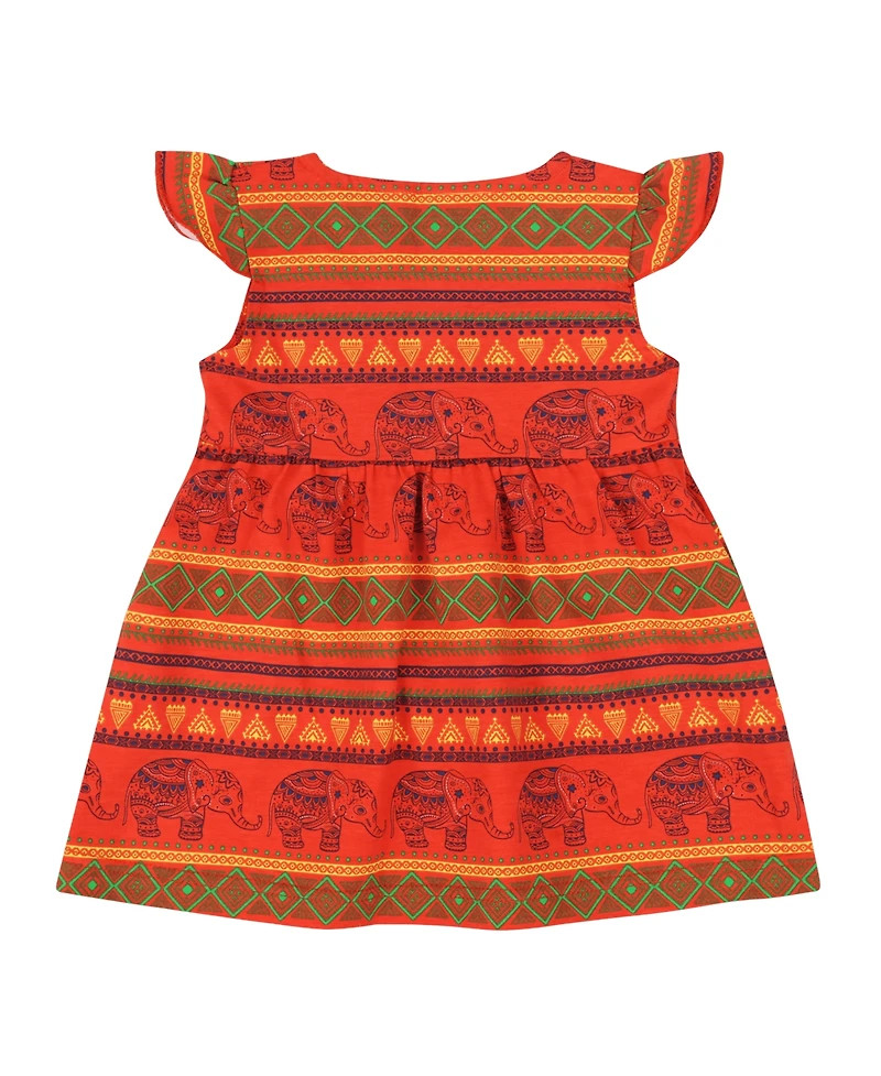 Mixed Up Clothing Baby Girls Vestito Dress Set - Jacquard Stripe