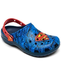 Crocs x Superman Big Kids Classic Clogs from Finish Line