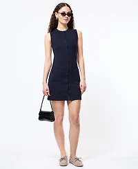 French Connection Women's Ruthie Button-Front Sweater Dress